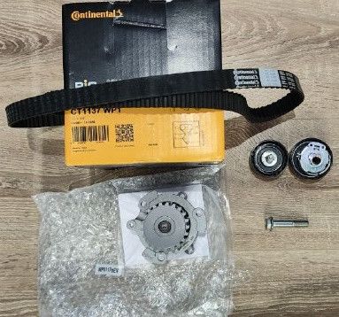Комплект ГРМ (ремінь та ролики) з помпою ВАЗ 2170 ПРІОРА, 1118 КАЛИНА, 2190 ГРАНТА 16 клап. мотор Contitech | Зображення 1
