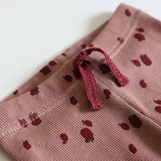 Дитячі легінси для дівчинки Green Cotton 68 см Кавовий (25111283) | Зображення 2