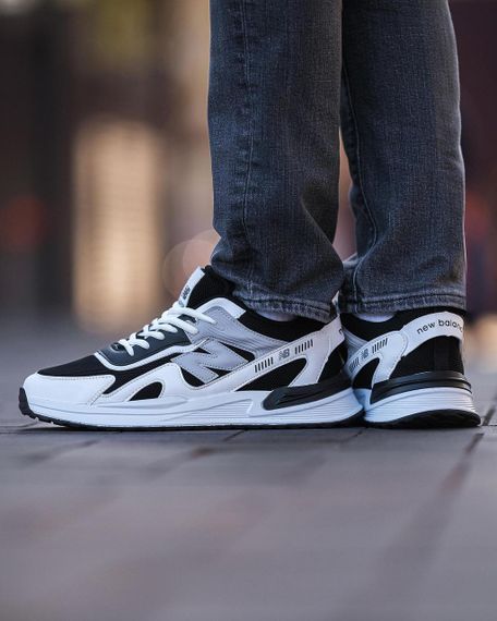 Кросівки чоловічі New Balance White Black | Зображення 8