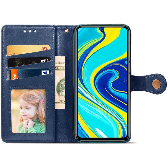 Шкіряний чохол-книжка GETMAN Gallant (PU) для Xiaomi Redmi Note 9s / Note 9 Pro / Note 9 Pro Max Штучна шкіра, Слот для візитки, | Зображення 1