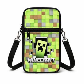 Сумка-чохол для телефону Minecraft,дитяча сумка через плече, водонепроникна міні-сумка (4735)