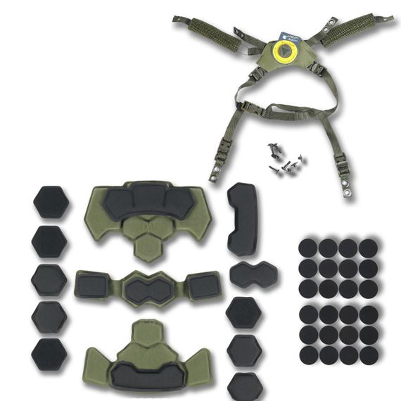 Підвісна система + подушки для шолому Team Wendy Cam Fit (R) GEN.4 Хакі