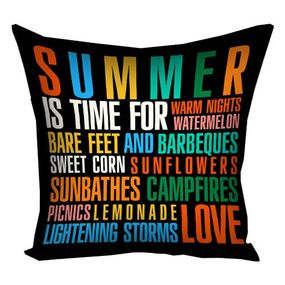 Подушка габардинова з принтом Summer 30x30 (3P_EX024)