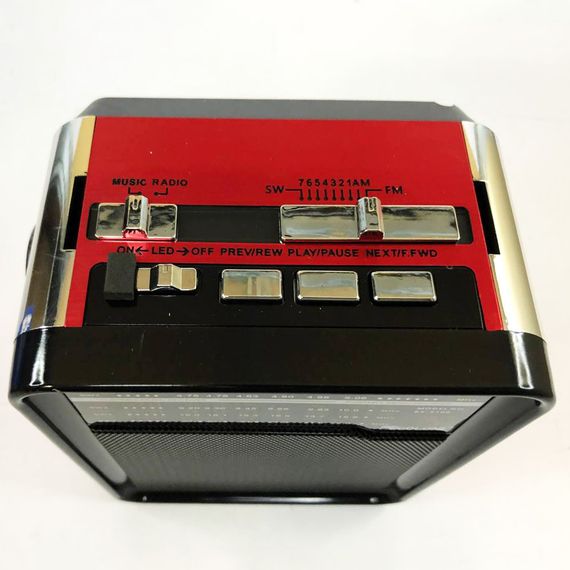 Радіоприймач RX-9100 USB+SD Радіо з XZ-545 ліхтарем Golon | Зображення 3