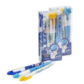 Ручка "пише-стирає" 34227 синя, упаковка 12 шт