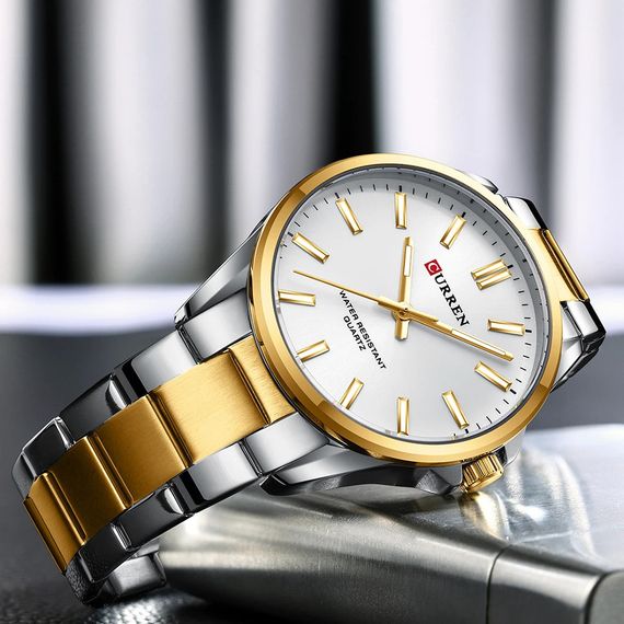 Годинник C1ur1ren 9090 Silver-Gold-Silver | Зображення 3