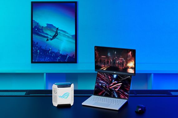 Маршрутизатор ASUS ASUS ROG Rapture GT6 1PK AX10000 3xGE LAN 1x2.5GE WAN 1xUSB 3.2 g1 WPA3 OFDMA MESH (90IG07F0-MU9A30) | Зображення 2