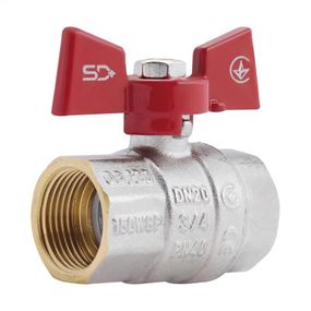 Кран кульовий Thermo Alliance Standart 3/4" ВР для води (метелик) SD602NW20PN40