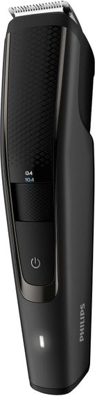 Тример Philips Beardtrimmer series 5000, для бороди і вусів, мережа+акум., насадок-2, чохол, сталь, чорний (BT5515/70) | Зображення 2