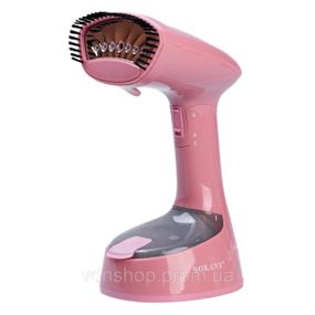 Паровой отпариватель для одежды Sokany 1300 Вт Розовый SKGT3065P