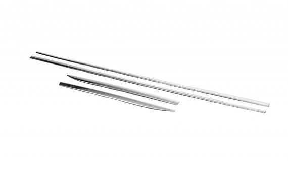 Молдинг (4 шт, нерж) для Ford Fiesta 2017↗ гг.