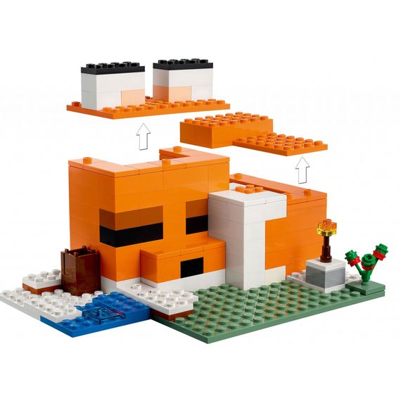 Конструктор LEGO Minecraft Лисича хатина 193 деталі (21178) | Зображення 3