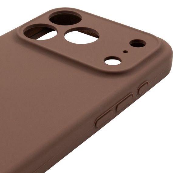Чохол Silk Full Camera Protective (AA) NO LOGO для Apple iPhone 17 Pro / 18 Pro (6.3") Коричневий / Brown | Зображення 3