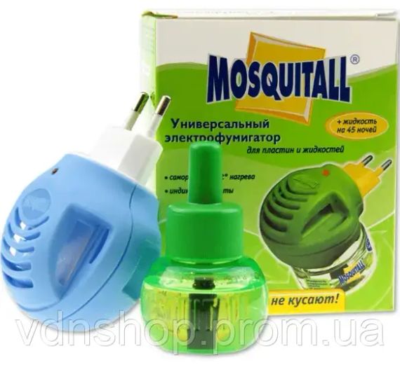 Комплект від комарів, прилад + рідина 45 ночей Mosquitall універсальний захист | Зображення 6