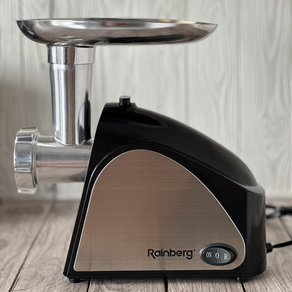 М'ясорубка електрична шнекова Rainberg RB-678 3000W | Зображення 2