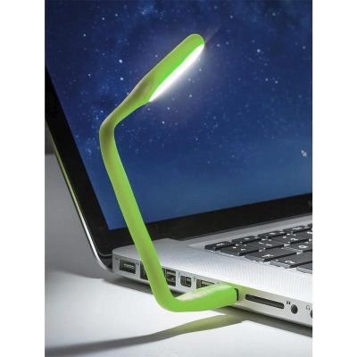 Лампа USB Optima LED, гнучка, 2 шт, зелений (UL-001-GR2) (UL-001-GR2) | Зображення 1