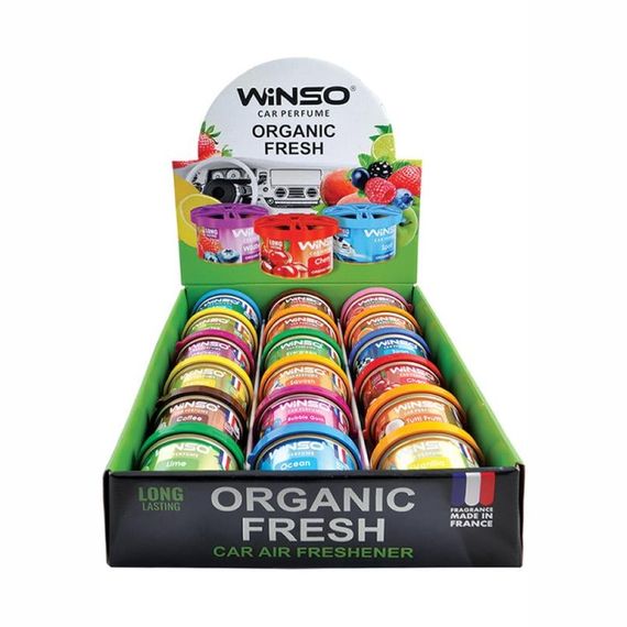 Ароматизатор повітря Winso Organic Fresh 40g - MIX №1