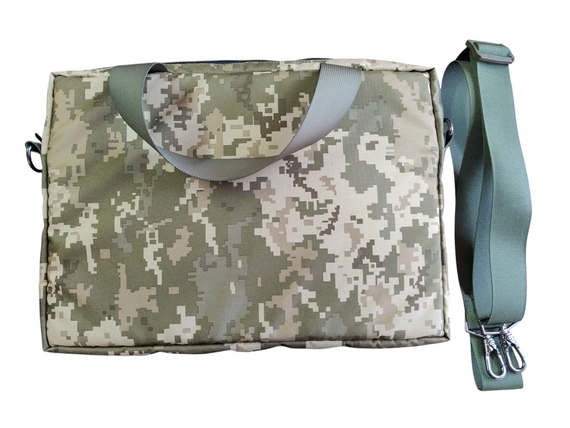 Сумка для ноутбука діагоналлю 17 дюймів М&М Вид 5 ММ-14 піксель (213205) | Зображення 1