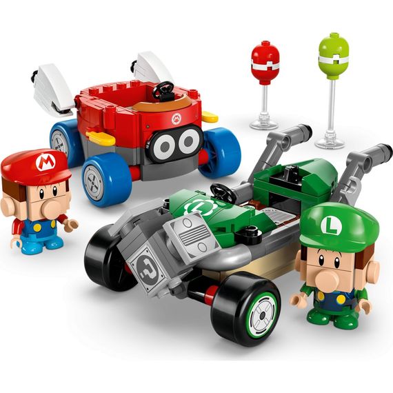 Конструктор LEGO Super Mario Mario Kart – Baby Mario vs. Baby Luigi (72034) | Зображення 2