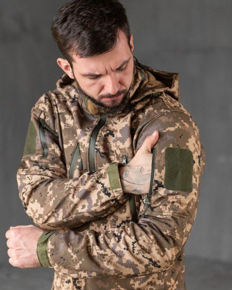 Тактична куртка софтшел Kord second generation pixel ВТ7803 | Зображення 7