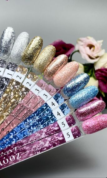 Гель-лак Crooz Platinum Gel 5 (рожевий) 8мл | Зображення 3