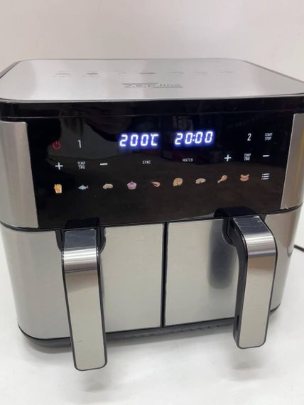 Аерофритюрниця на 2 чаші Zepline ZP-209 з потужністю 4000Вт на 12літрів | Зображення 2
