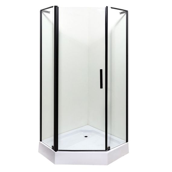 Душова кабіна Insana Ethna Black P91 B 90x90x200 дрібний піддон