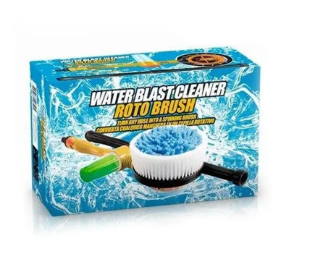 Вращающаяся насадка - щетка для шланга Water Blast Cleaner Roto Brush высокого давления с резервуаром для моющего средства | Зображення 2