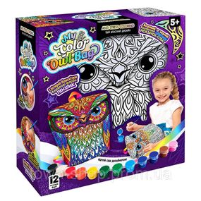 Набор креативного творчества "My Color Owl-Bag" COWL-01-01U рюкзак-раскраска