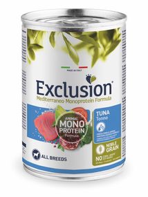 Корм Exclusion Adult Dog Tuna Wet вологий з тунцем для дорослих собак 400 гр