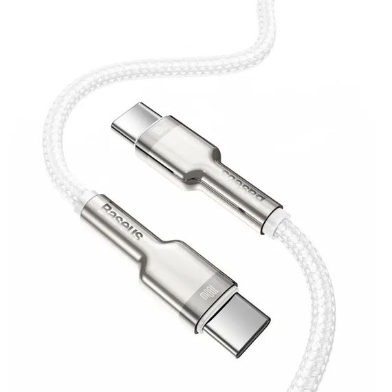 Дата кабель Baseus Cafule Series Metal Type-C to Type-C 100W (1m) (CATJK-C) | Зображення 2