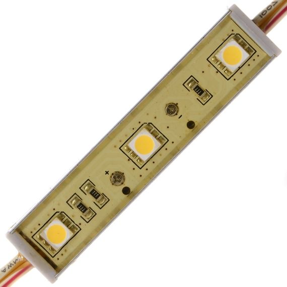 Светодиодный модуль 12V 0.7W SMD 5050 WW IP20 (BY-013/3) | Зображення 4