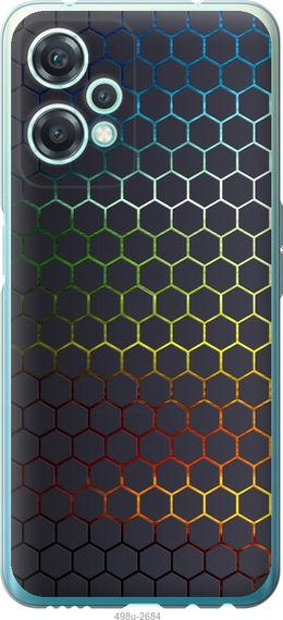 Чехол на OnePlus Nord CE 2 Lite Переливающиеся соты "498u-2684-17620"