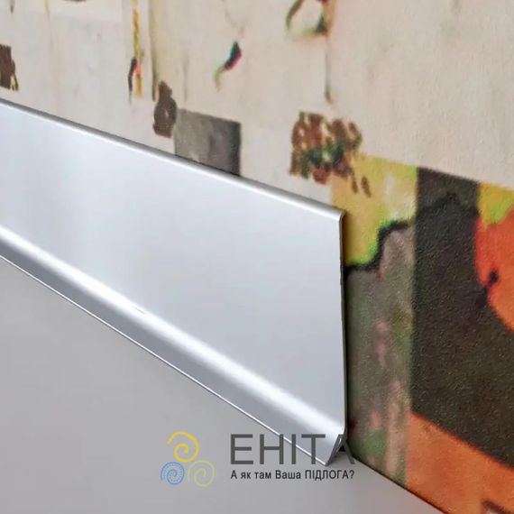 Плинтус скрытого монтажа DEAL 3/60 Серебро