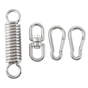 Пружинні гакі з 2 карабінами,  для підвісного крісла, поворотний гак на 360°  вантажопідйомність 250 кг