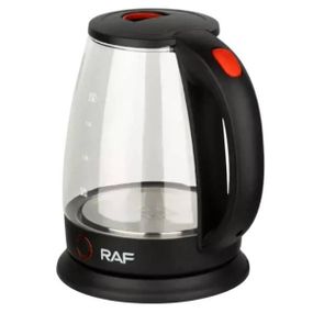Чайник электрический стекляный 2,0L RAF R7841 Черный