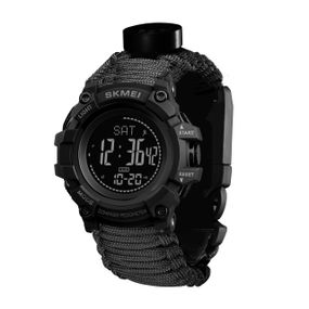 Годинник S2kmei 1356BK Black Tactic Compass