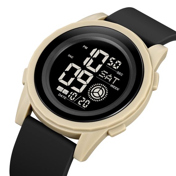 Чоловічий годинник Skmei 2082KHBK Khaki-Black | Зображення 1