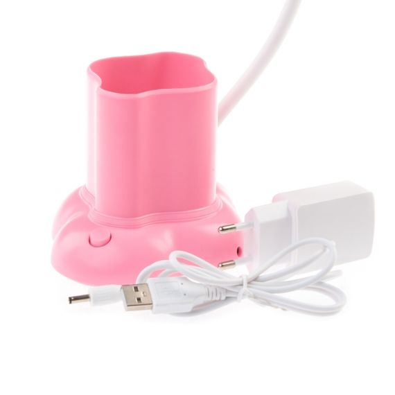Настольная лампа на батарейках с USB LED SL-88 5W Pink | Зображення 2