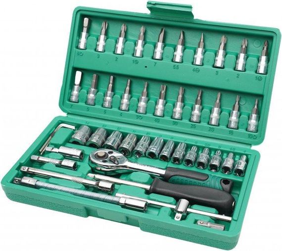 Набор инструментов в чемоданчике Piece Tool Set (46 предметов) | Зображення 2