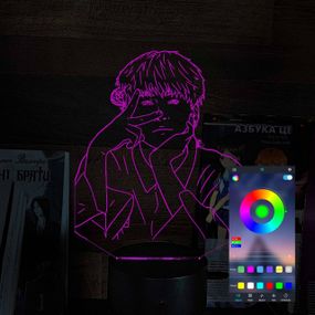 Акриловый светильник-ночник управление с телефона Мин Юнги tty-n001513