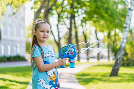 Генератор мильних бульбашок Gazillion Гігант автоматичний бластер 118 мл GZ36444 | Зображення 2