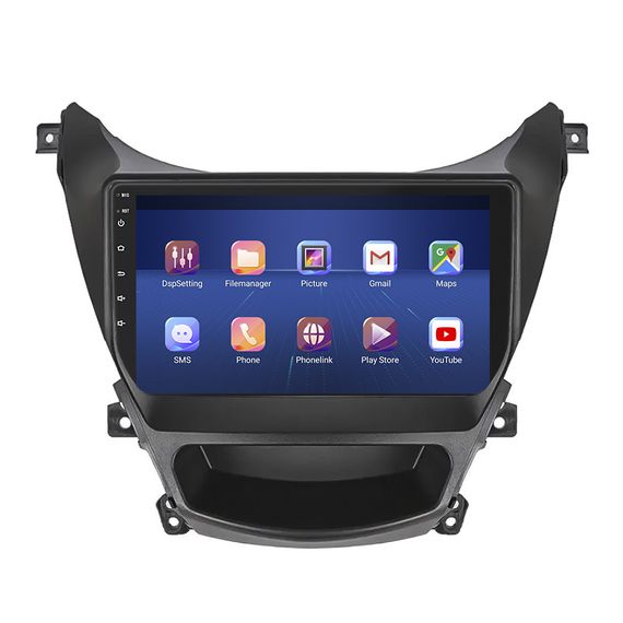 Штатная магнитола Lesko для Hyundai Avante V 2010-2015 экран 9" 4/64Gb 4G Wi-Fi GPS Top | Зображення 1
