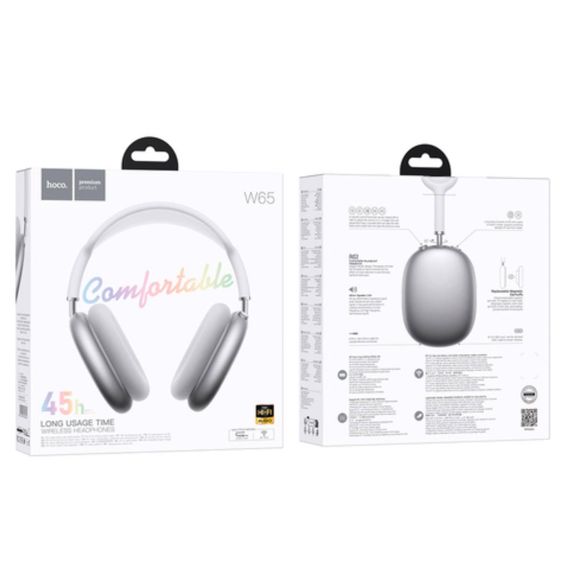 Бездротові навушники Hoco Pro Max W65 Plus ANC (Білий) | Зображення 2