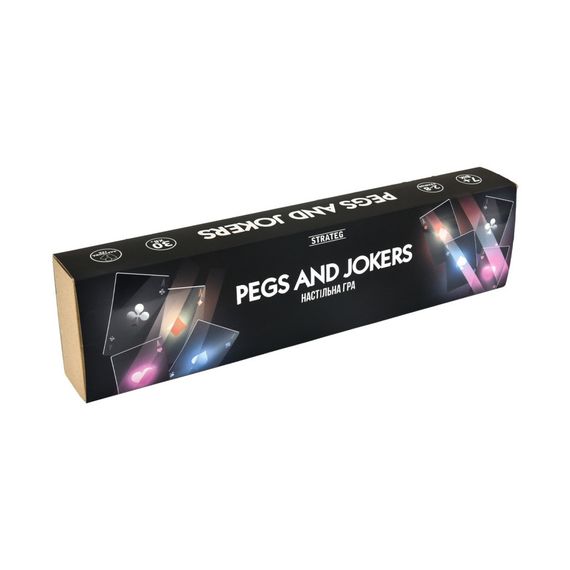 Настільна гра Pegs and Jokers 30348 картки 108 штук, інструкція