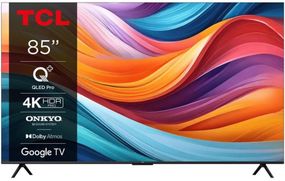 Телевізор TCL 85' QLED 4K 60Hz Smart Google TV Titan ONKYO sound (85T7B)