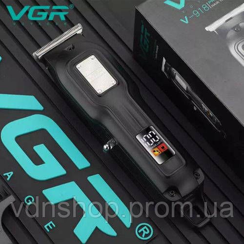 Электрическая аккумуляторная машинка для стрижки VGR V-918, Машинка для стрижки волос с мотором GW-36 | Зображення 3