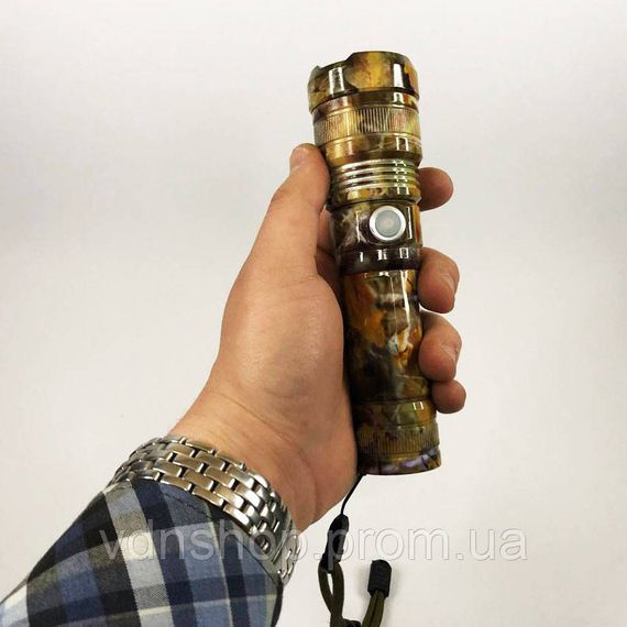 Ручний ліхтар з високою яскравістю, Ліхтарик світлодіодний ручний акумуляторний портативний RO-46 | Зображення 5