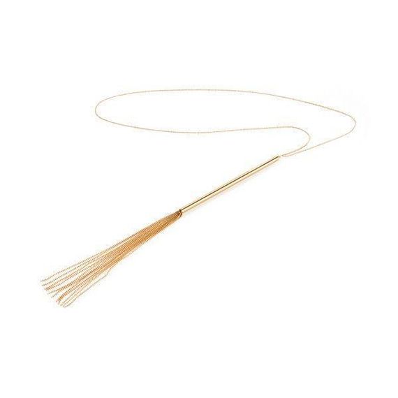 Ожерелье с длинной металлической цепочкой Bijoux Indiscrets, золотистое sexstyle