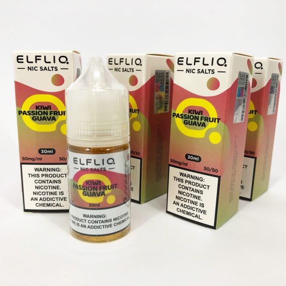 Рідина ELFLIQ 30мл 5%. Ківі Маракуя Гуава (Kiwi Passionfruit Guava) | Зображення 1